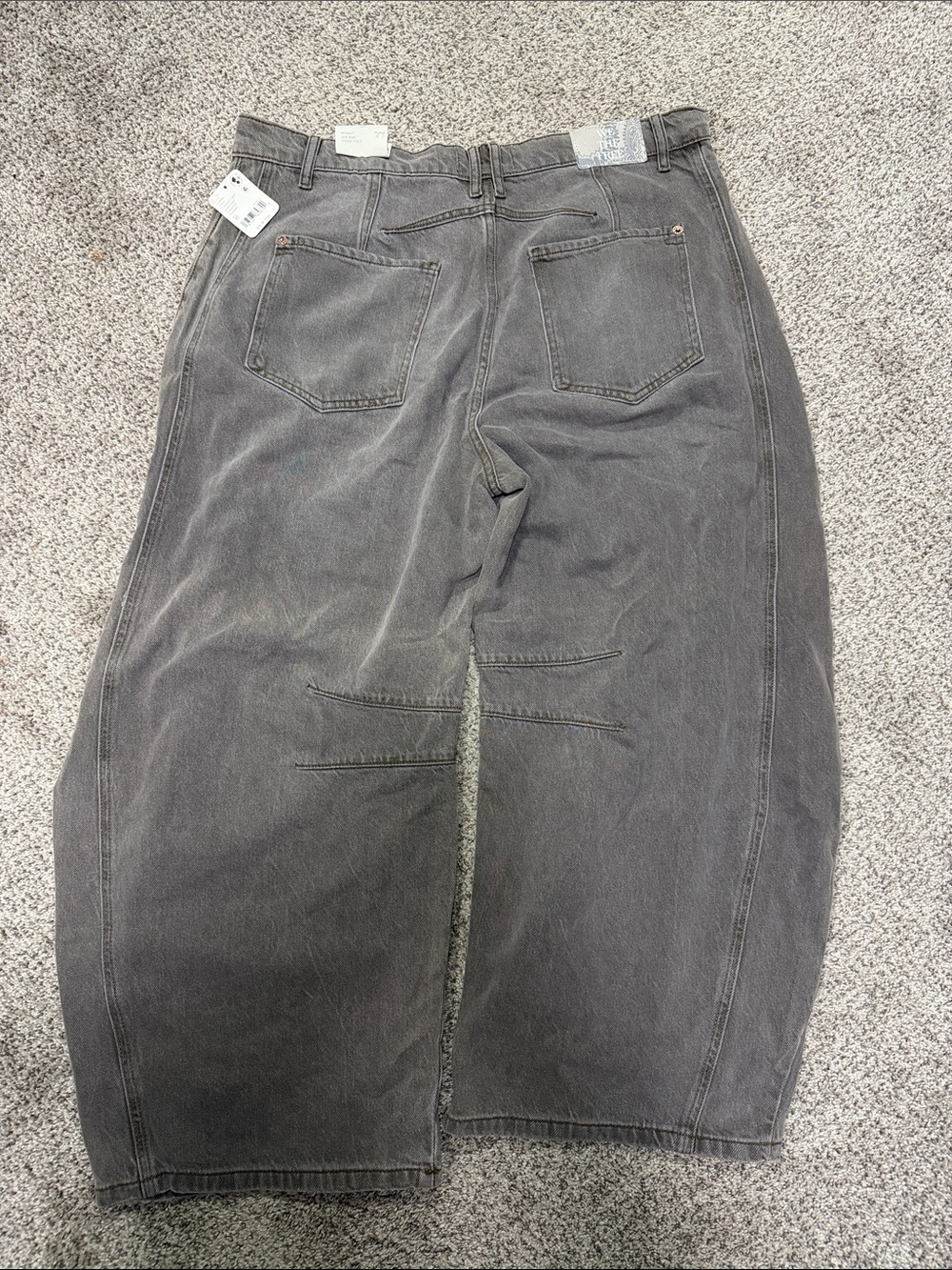 We The Free Barrel Jeans in Washed Gray size 32 BRAND NEW